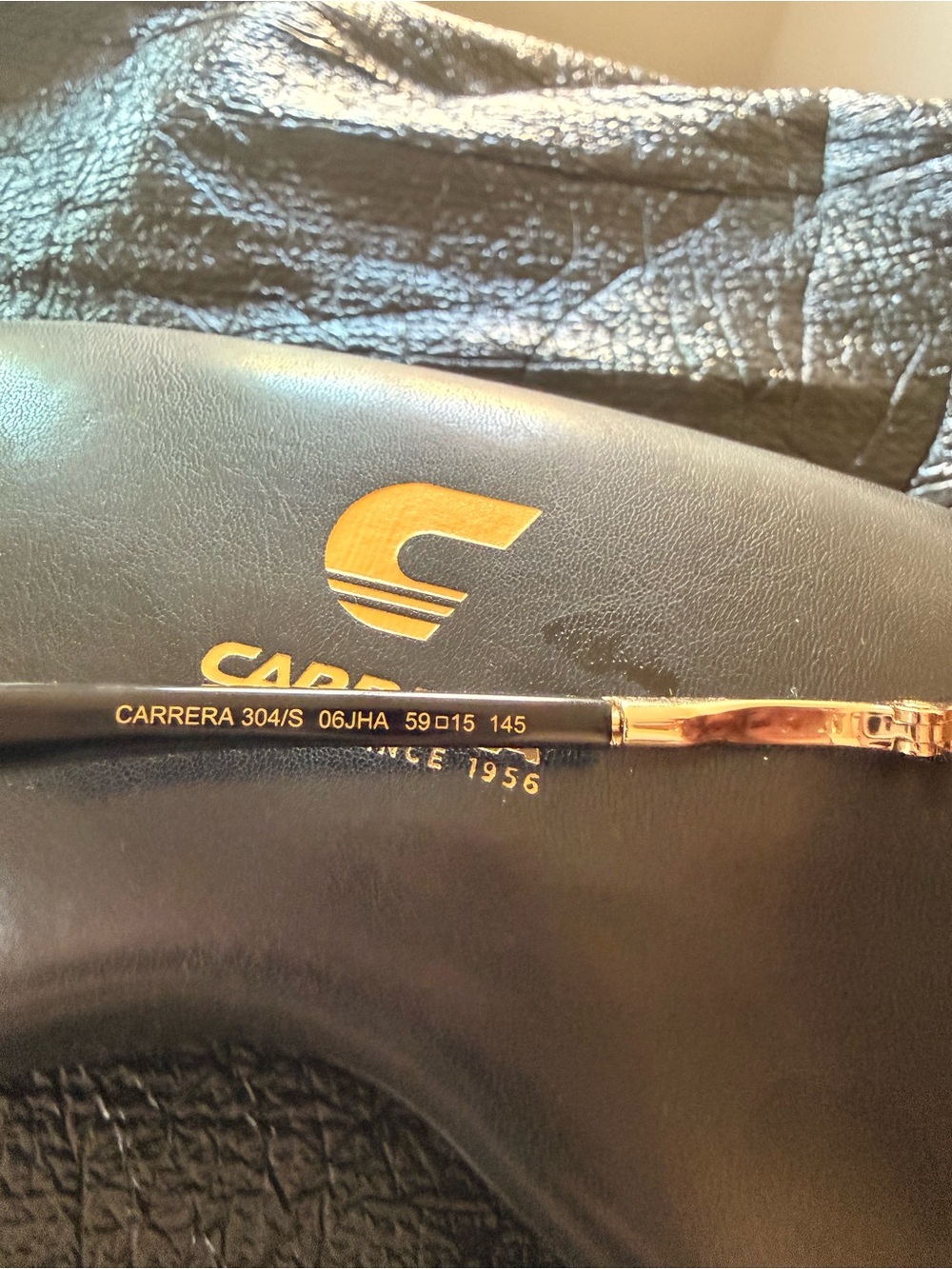 Carrera Gold Frame Sunglasses with Gradient Brown Lenses - Picture 8 of 11
